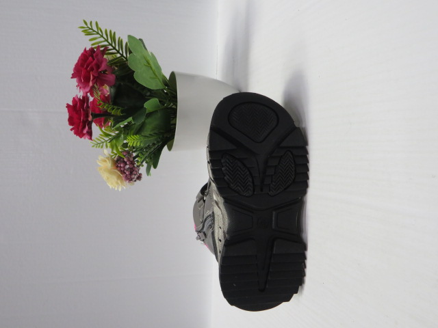 Botki Dziecięce H316 GUN/PEACH 21-26 2