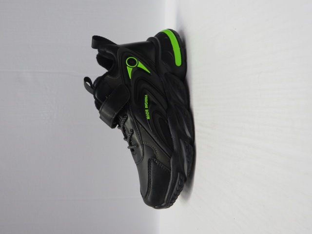 Buty Sportowe Dziecięce P691 BLACK/YELLOW 32-37