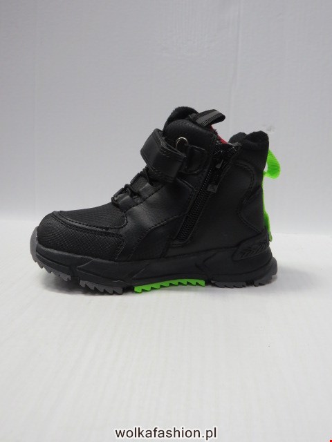 Botki Dziecięce H287 BLACK/GREEN 21-26 1