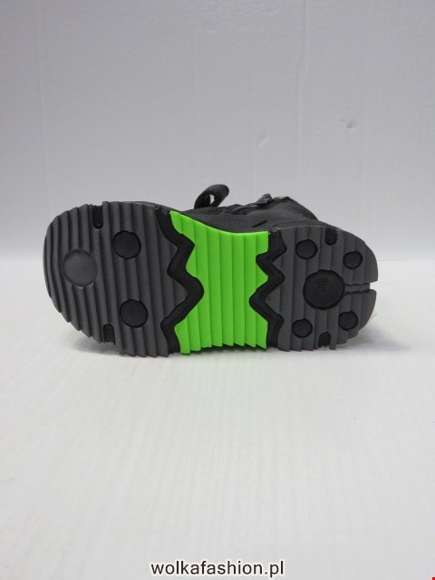 Botki Dziecięce H287 BLACK/GREEN 21-26 2