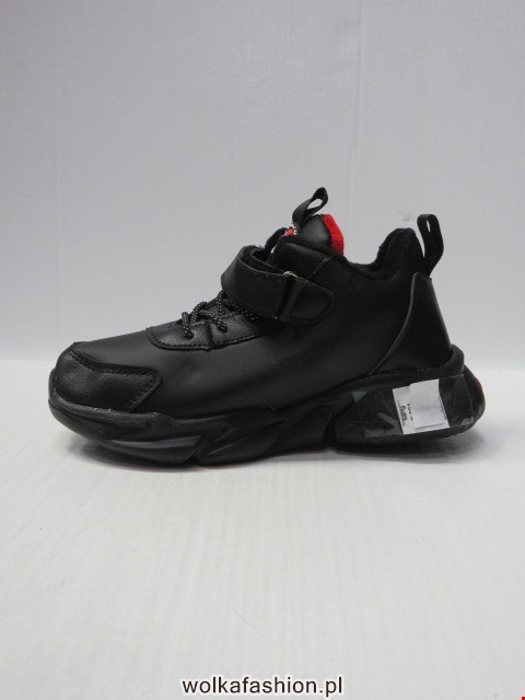 Buty Sportowe Dziecięce P691 BLACK/RED 32-37 1