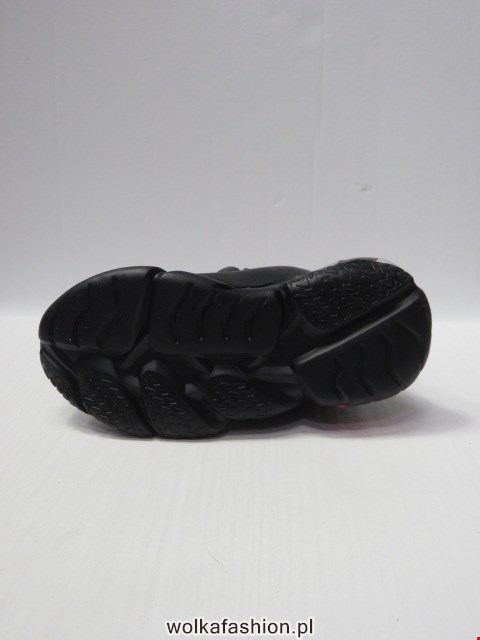 Buty Sportowe Dziecięce P691 BLACK/RED 32-37 2