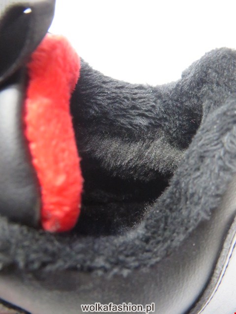 Buty Sportowe Dziecięce P691 BLACK/RED 32-37 3