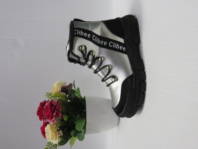 Botki Dziecięce H299 BLACK/SILVER 26-31