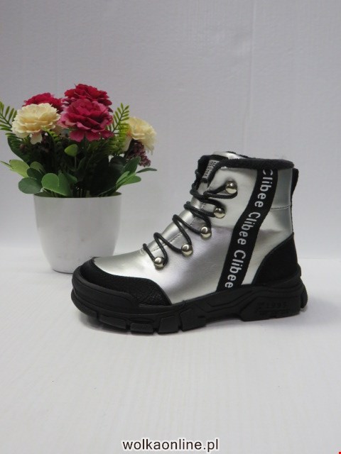 Botki Dziecięce H299 BLACK/SILVER 26-31