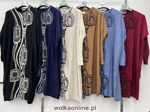  Sweter Sukienki damskie 7006 Mix kolor Standard (Towar Tureckie)