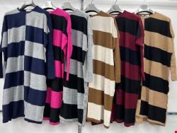  Sweter Sukienki damskie 7008 Mix kolor Standard (Towar Tureckie)