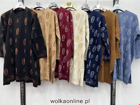  Sweter Sukienki damskie 7009 Mix kolor Standard (Towar Tureckie)