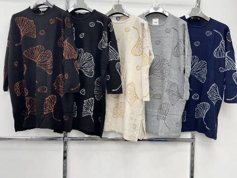  Sweter Sukienki damskie 7013 Mix kolor Standard (Towar Tureckie) 1