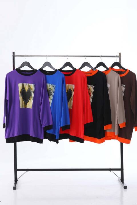 Bluza damskie 7017 Mix kolor Standard (Towar Tureckie) 1