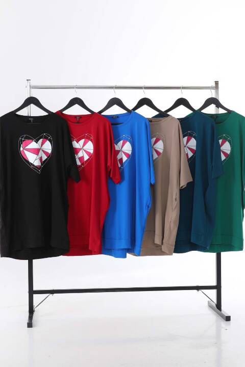 Tunika damskie 7031 Mix kolor Standard