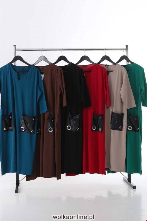 Sukienka damskie 7041 Mix kolor Standard (Towar Tureckie)