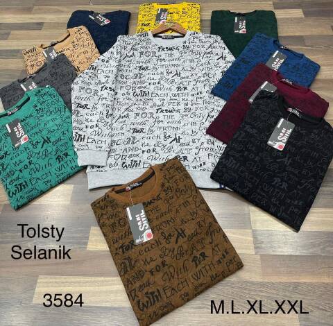 Bluza  męskie 3584 1 kolor M-2XL (Towar Tureckie) 1