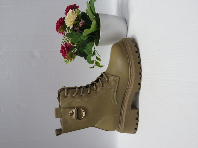 Botki Damskie 5735 KHAKI 36-41