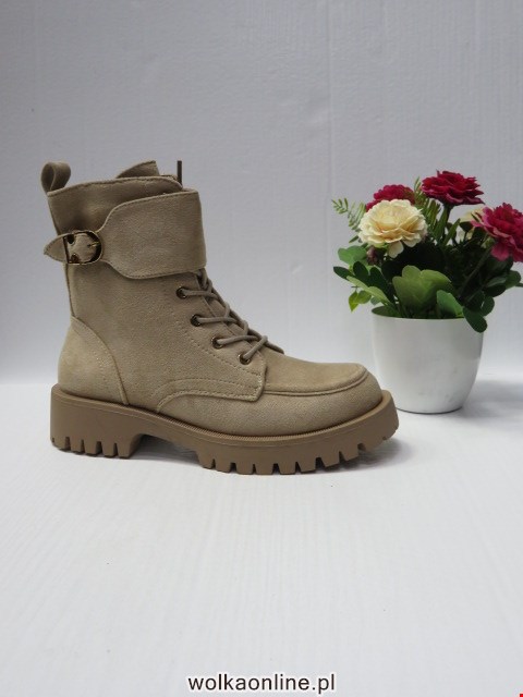 Botki Damskie 68204 BEIGE 36-41