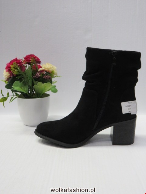 Botki Damskie F6303 BLACK 36-41 1