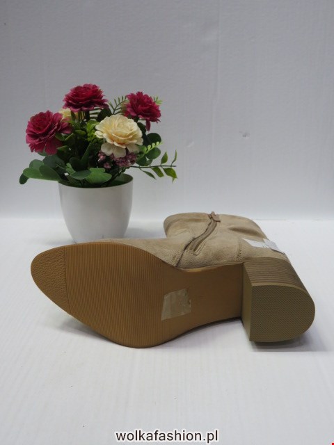 Botki Damskie F6303 KHAKI 36-41 2