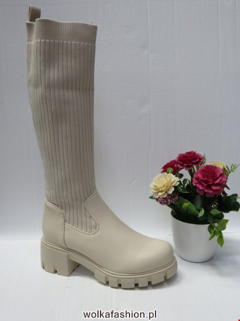 Kozaki Damskie T2267-3 BEIGE 36-41