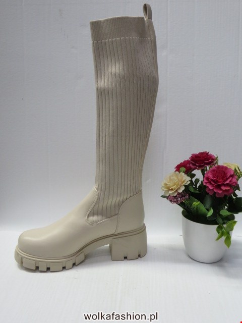 Kozaki Damskie T2267-3 BEIGE 36-41 1