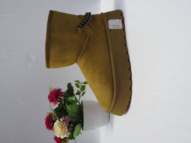Botki Damskie XQZ-23310 CAMEL 36-41