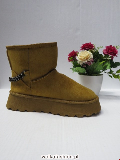 Botki Damskie XQZ-23310 CAMEL 36-41 1