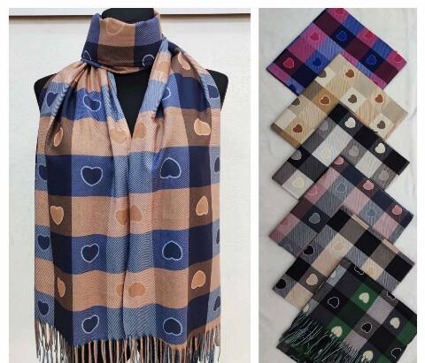 Szaliki damskie 7517 Mix kolor Standard