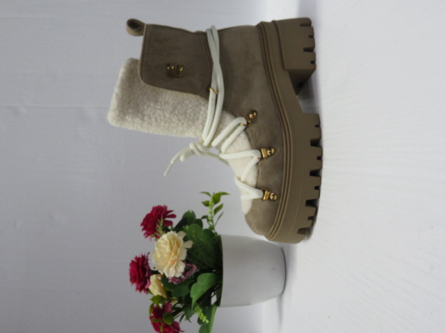 Botki Damskie 9521 KHAKI 36-41