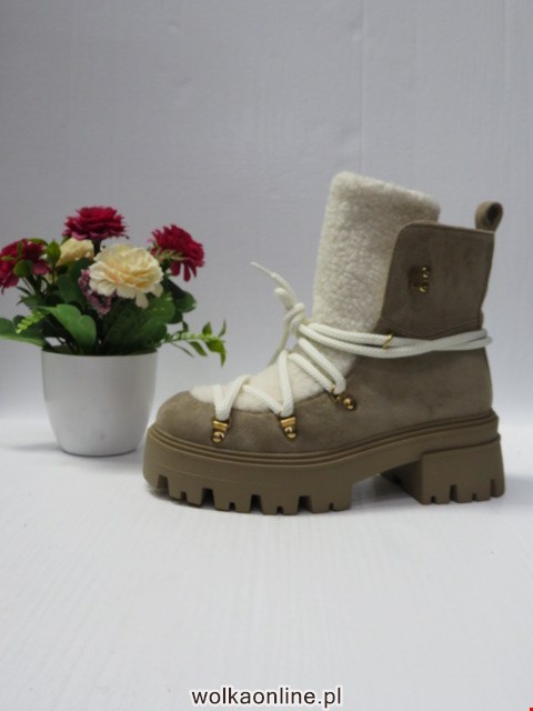 Botki Damskie 9521 KHAKI 36-41