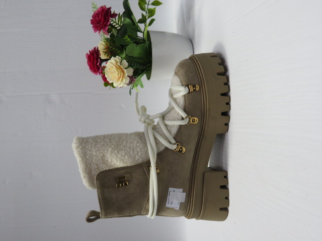 Botki Damskie 9521 KHAKI 36-41 1