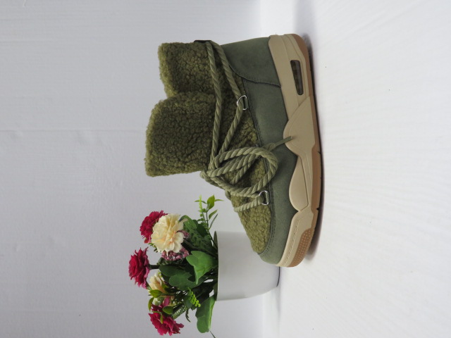 Botki Damskie 21-Q103 GREEN 36-41