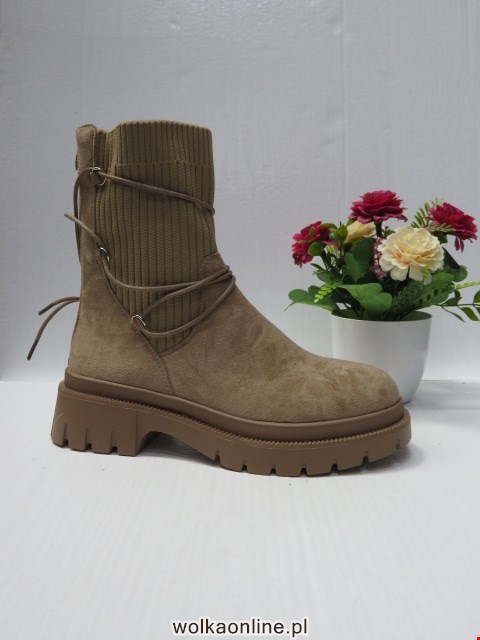 Botki Damskie 5763 KHAKI 36-41