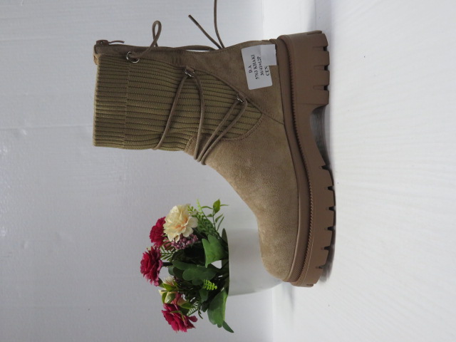 Botki Damskie 5763 KHAKI 36-41 1