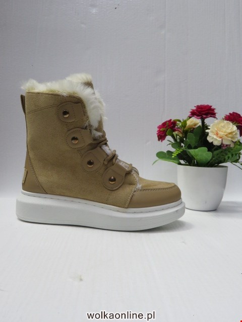 Botki Damskie W078 KHAKI 36-41