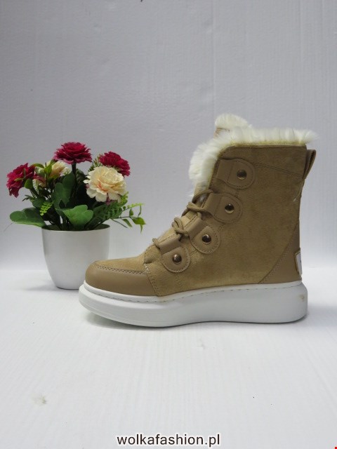Botki Damskie W078 KHAKI 36-41 1
