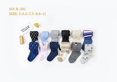 Rajstopy dziewczęce B-201 Mix kolor 3-11