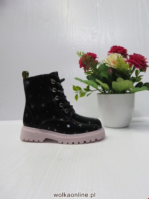 Botki Dziecięce HA370 BLACK/PINK 21-26