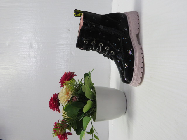 Botki Dziecięce HA370 BLACK/PINK 21-26 1