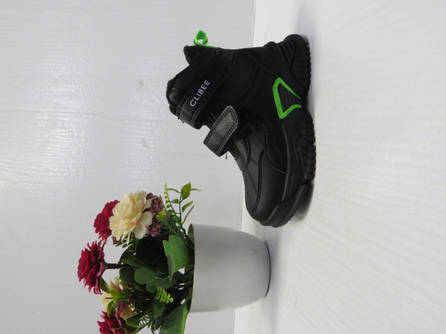 Botki Dziecięce HA338 BLACK/GREEN 21-26