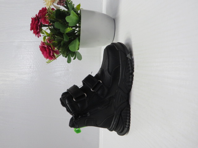 Botki Dziecięce HA338 BLACK/GREEN 21-26 1