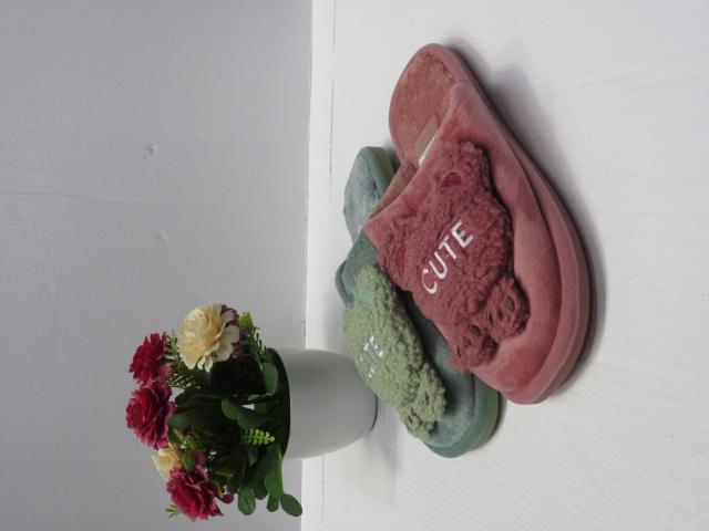 Klapki Damskie FXC-36 PINK/WITEGREEN/BLACK/SKINRED 36-41