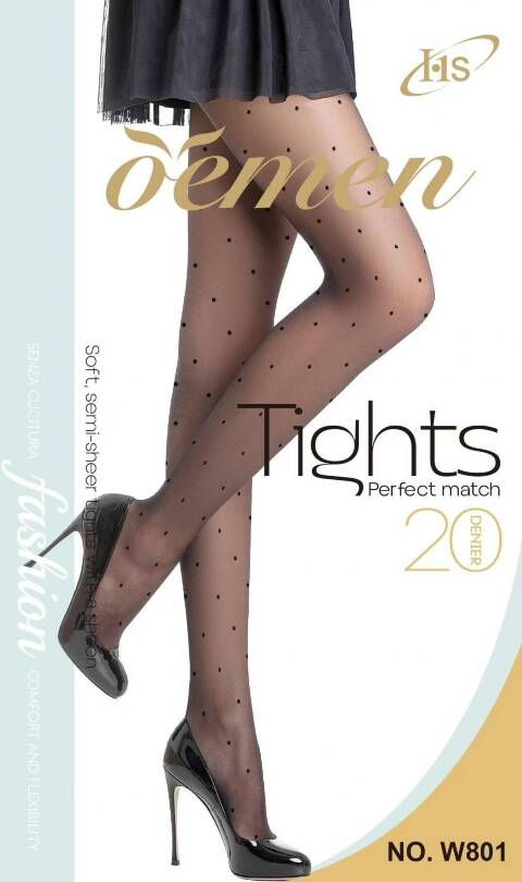 Rajstopy damskie W801 1 kolor Standard