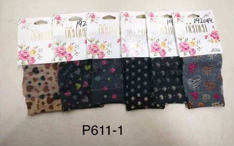 Skarpety damskie P611-1 Mix kolor Standard