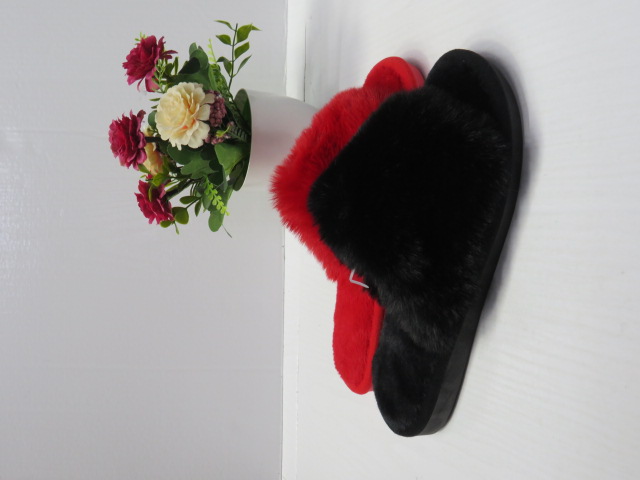 Klapki Damskie FCF89 GREY/BLACK/SCALET/SKINRED 36-41 1