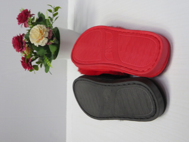 Klapki Damskie FCF89 GREY/BLACK/SCALET/SKINRED 36-41 2