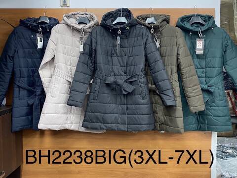 Kurtka wiosena damskie BH2238BIG 1 kolor 3XL-7XL 1