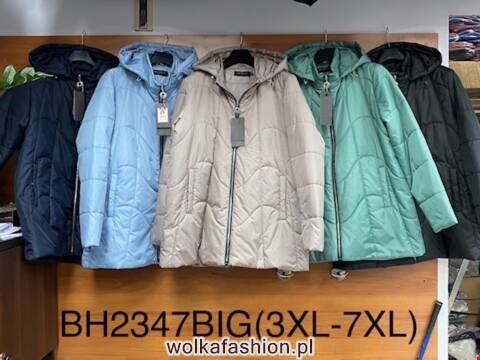 Kurtka wiosena damskie BH2347BIG 1 kolor 3XL-7XL