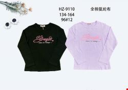 Bluzka dziewczęce HZ-9110 Mix kolor 134-164