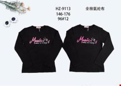Bluzka dziewczęce HZ-9113 Mix kolor 134-176