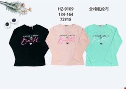 Bluzka dziewczęce HZ-9109 Mix kolor 134-164