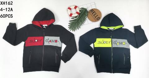 Bluza chłopięca XH162 Mix kolor 4-12 1